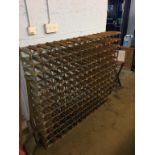 Large wine rack, 149cm wide, 119cm high