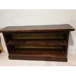 A small mahogany bookcase, 105cm wide