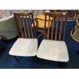 Pair of G Plan teak chairs