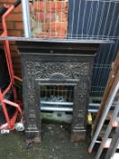 Cast iron fire surround