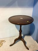 Reproduction mahogany wine table