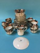 A Royal Stafford china tea set (4)