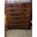 A Victorian mahogany chest of drawers