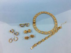 Quantity of gold coloured jewellery
