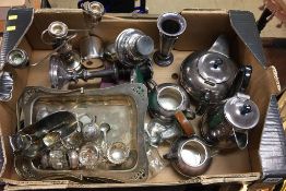 Assorted silver plate