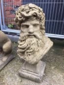 Composite stone bust of Zeus