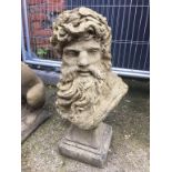 Composite stone bust of Zeus