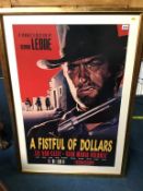 Cinema poster 'A Fistful of Dollars'