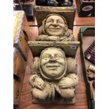 Pair of fibre glass corbels