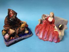 Two Royal Doulton figures 'The Potter' and 'Sweet and Twenty'