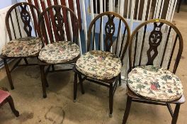 Four Windsor chairs