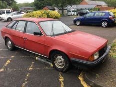 An Austin Ambassador, 1.7 litre, mileage 094698, with historic window stickers including 'Millers of