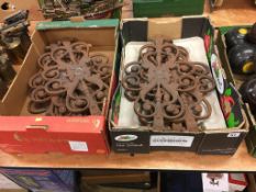 Quantity of cast iron mouldings