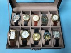 15 various wristwatches