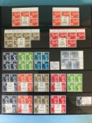 An album of G. B. stamps, various dates (sample is illustrated)