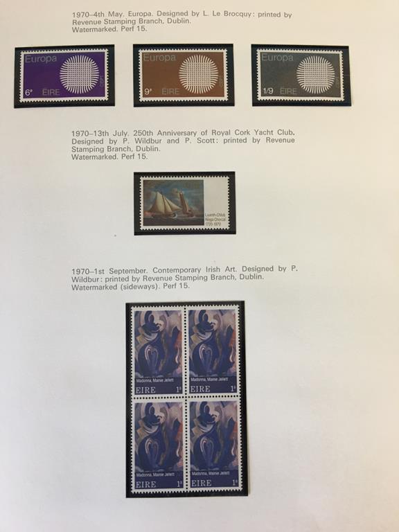 An album of Irish stamps from 1940 to 1988 (sample is illustrated) - Image 2 of 16