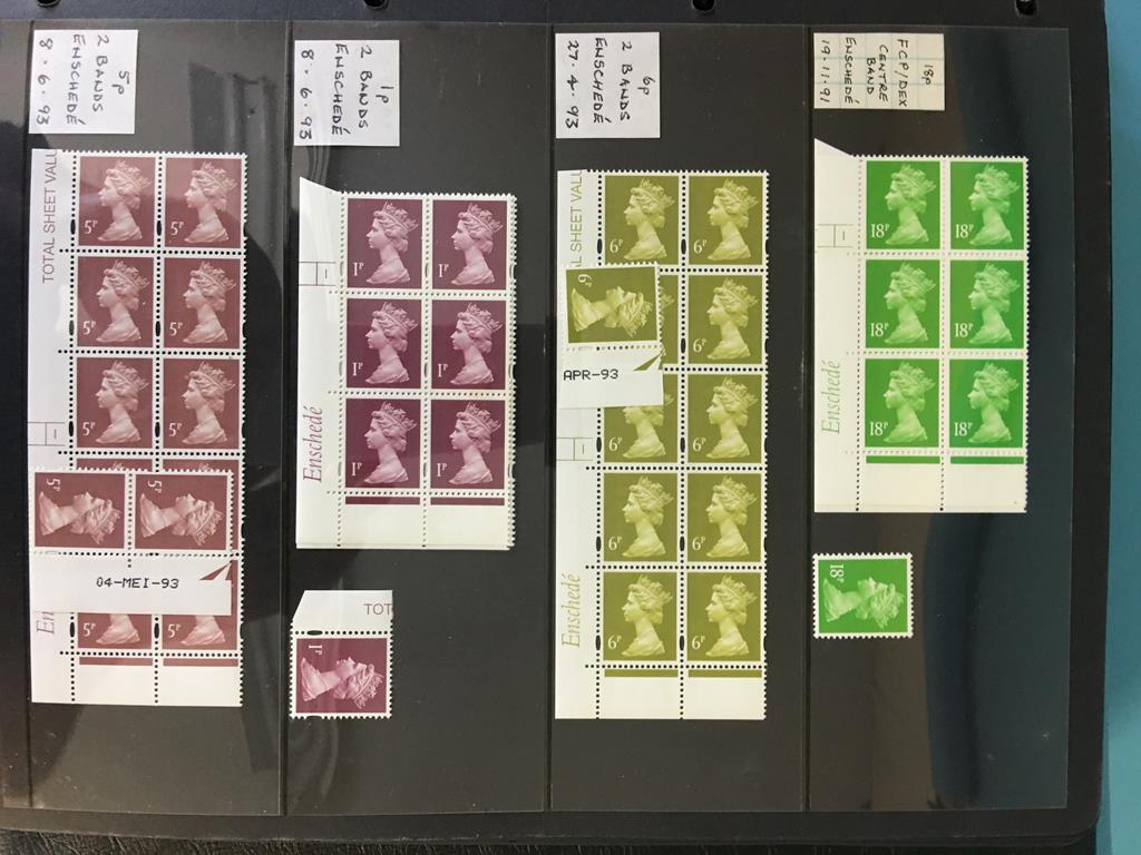 An album of G.B. stamps from 1993 to 2000 (sample is illustrated)