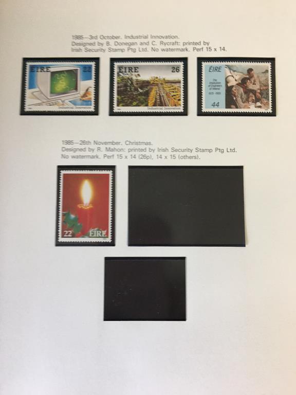 An album of Irish stamps from 1940 to 1988 (sample is illustrated) - Image 15 of 16