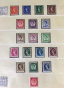 An album of G.B. stamps from 1952 to 1969 (sample is illustrated)