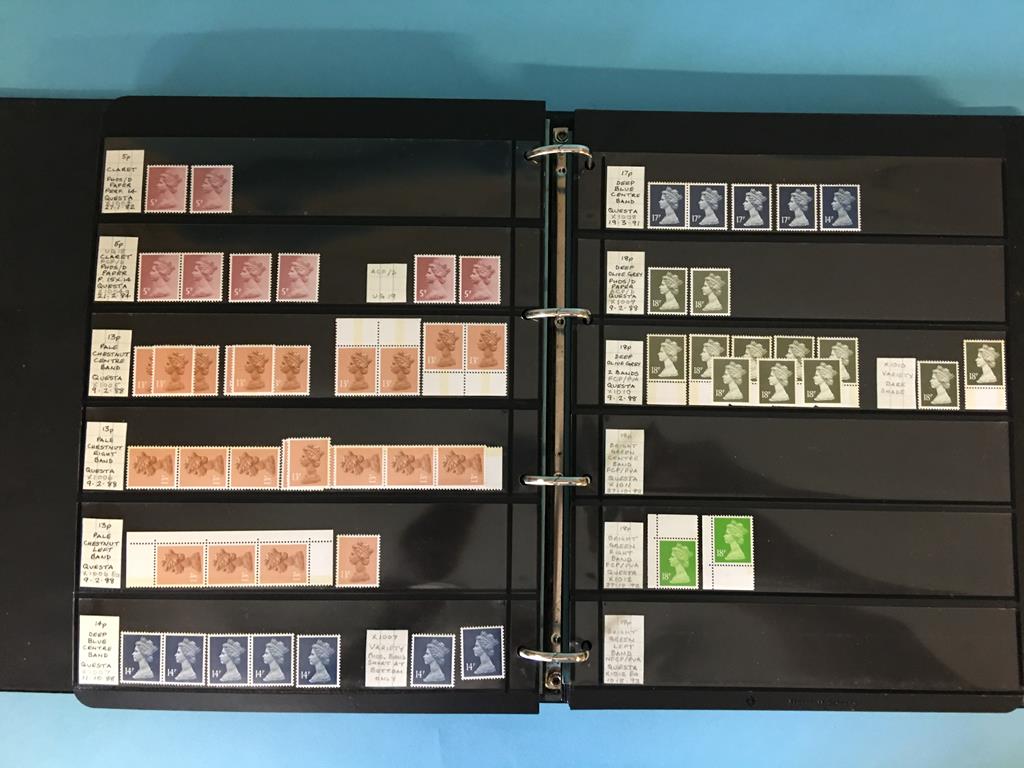 An album of G.B. stamps pre and post decimalisation from the 1980s and (sample is illustrated) - Image 13 of 20