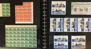 An album of Irish stamps (sample is illustrated)