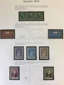 An album of Irish stamps from 1940 to 1988 (sample is illustrated)