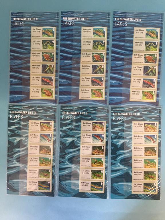 22 Royal Mail Post and Go stamps (fully illustrated)