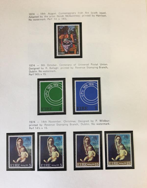 An album of Irish stamps from 1940 to 1988 (sample is illustrated) - Image 8 of 16