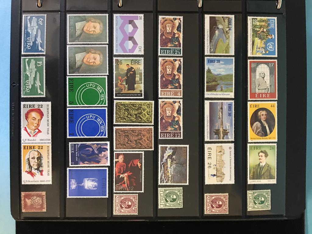 An album of Irish stamps from 1993 (sample is illustrated)