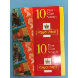 20 booklets of 10 1st Class stamps (200)