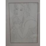 Henri Matisse P5-42 collotype of Lily Pons(Opera s