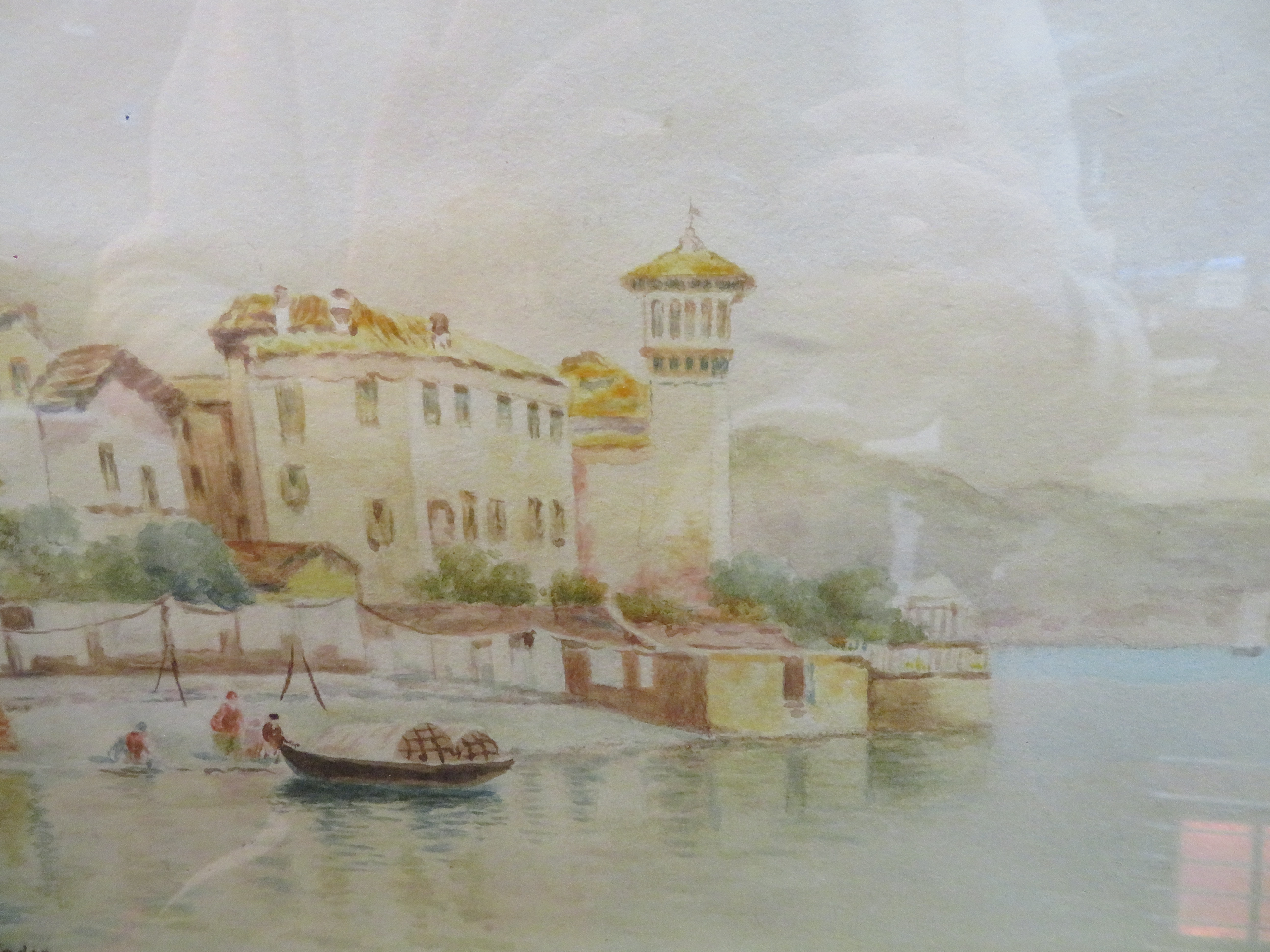 Watercolour by M Winder (local artist) continental