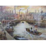 'Albert Bridge, The Irwell Manchester' by Bernard