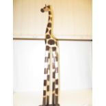 Wooden giraffe Height 98 cm