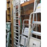 8 Pairs of ladders & step ladders