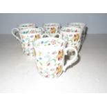 6 Minton Haddon hall mugs