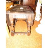 Small drop leaf side table