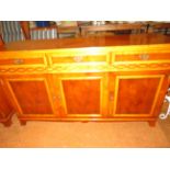 Good quality 3 draws side board