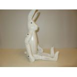 Wooden shelf rabbit