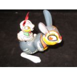 Tin plate rabbit & dog