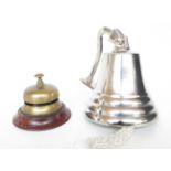 Desk bell together with a wall bell