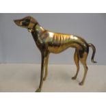 Brass greyhound Height 35 cm