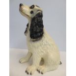 Large ceramic cocker spaniel Height 40 cm