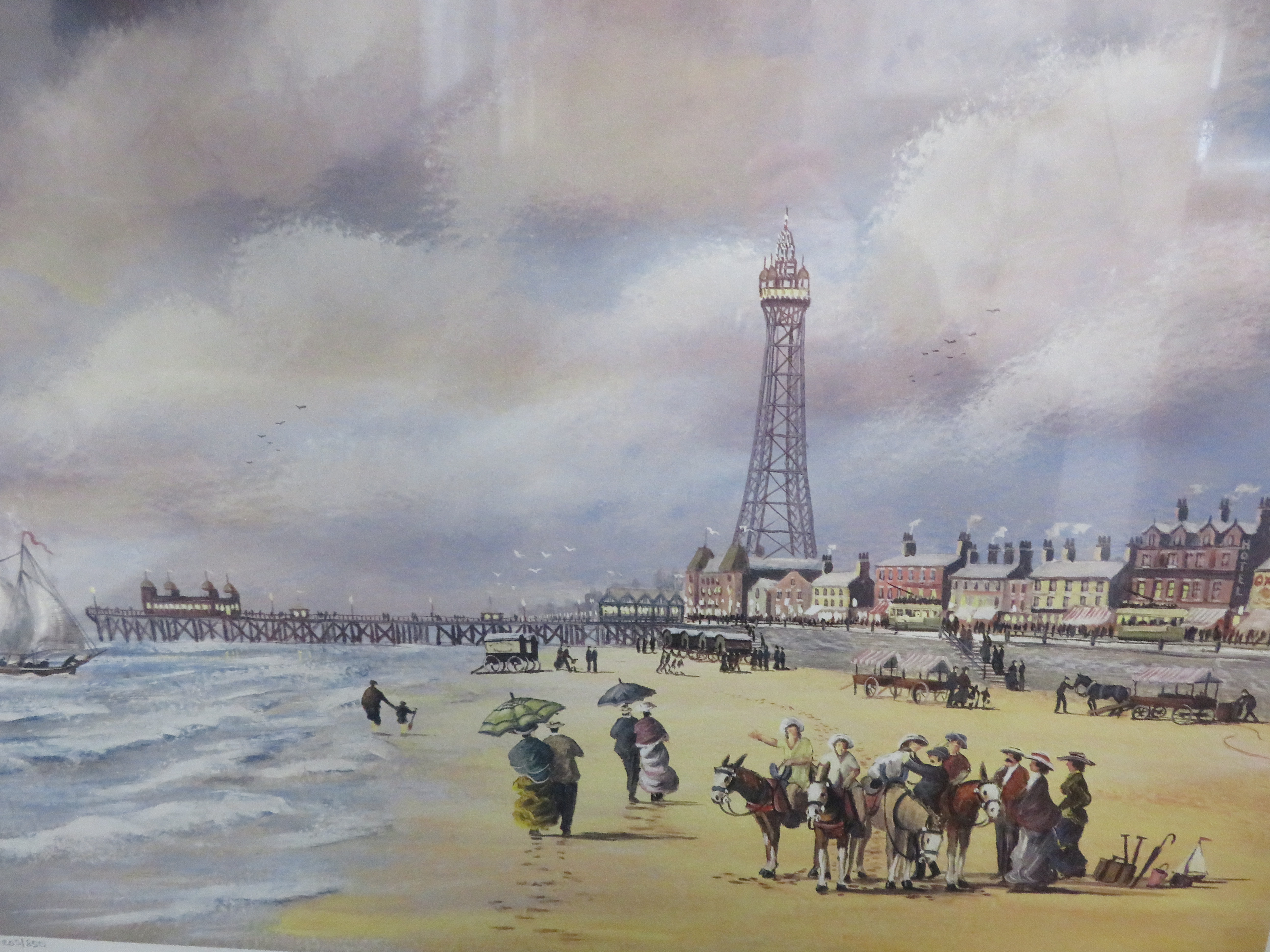 'Blackpool' by Bernard Mc Mullen B.E.M signed in p