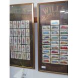 2x Lots of framed Wills cigarette cards