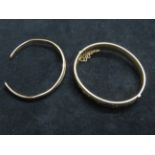 2 Gold plated bangles