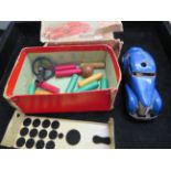 Schuco 3000 mechanical car with box & accessories