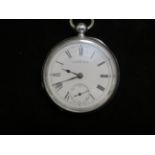 Waltham silver cased pocket watch