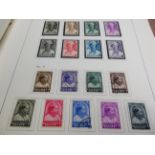 Album containing Belgium stamps