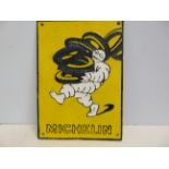 Cast iron Michelin sign